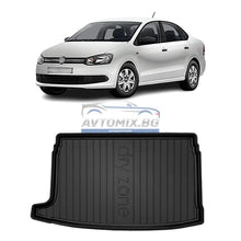 Covoraș de cauciuc pentru portbagaj VW Polo hatchback 2009-2017, pentru portbagaj cu podea superioară/primă, DRY ZONE