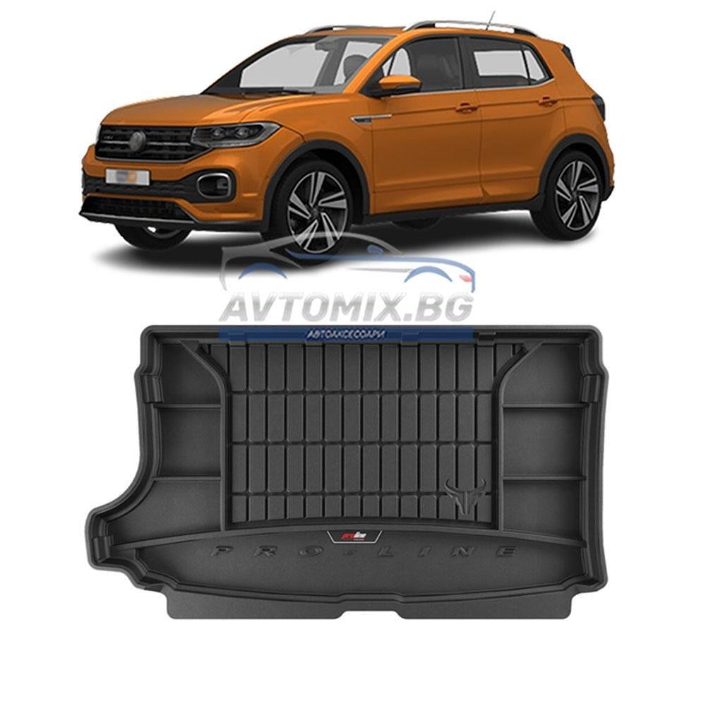 Covoraș de portbagaj din cauciuc VW T-Cross după 2018, pentru podea superioară/primă, ProLine 3D