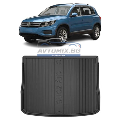 Covoraș portbagaj cauciuc VW Tiguan 1 2007-2017, pentru portbagaj superior/primar, DRY ZONE