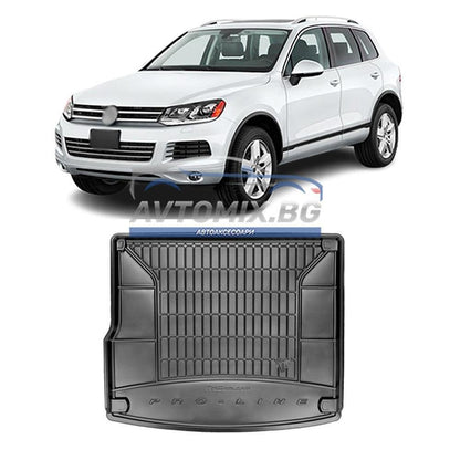 Covoraș de portbagaj din cauciuc VW Touareg 2 R-line 2010-2018, ProLine 3D