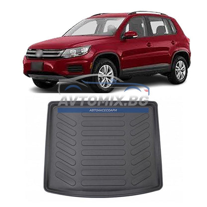 Гумена стелка за багажник VW Tiguan 2 след 2016 г., за горно/първо дъно, RizLine