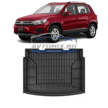 Гумена стелка за багажник VW Tiguan 2 след 2016 г., за долно/второ дъно, ProLine 3D