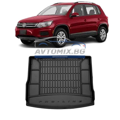 Гумена стелка за багажник VW Tiguan 2 след 2016 г., за горно/първо дъно, ProLine 3D