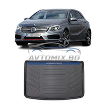 Rubber boot mat Mercedes A class W176 2012-2018, RizLine