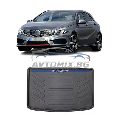 Rubber boot mat Mercedes A class W176 2012-2018, RizLine