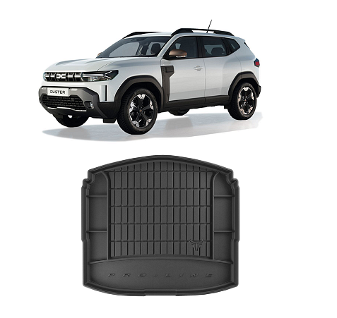 Rubber boot mat for Dacia Duster after 2024, ProLine 3D / lower boot position