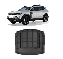 Rubber boot mat for Dacia Duster after 2024, ProLine 3D / lower boot position