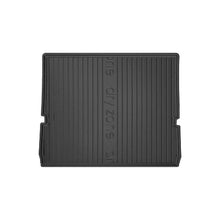 Rubber boot mat for Ford S-Max 7 seater with raised third row seats 2014-2023, DRY ZONE