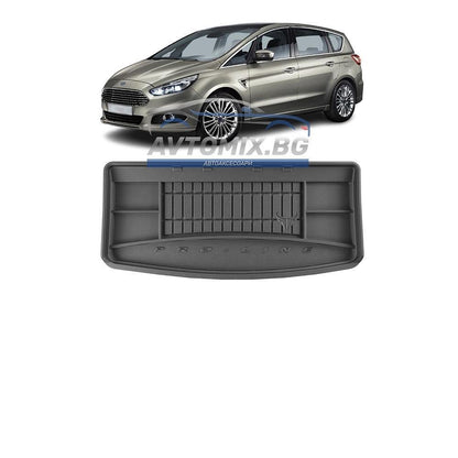 Rubber boot mat for Ford S-Max 7-seater, 2006-2014, ProLine 3D