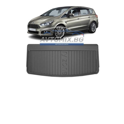 Covoraș portbagaj cauciuc pentru Ford S-Max 7 locuri 2006-2014, DRY ZONE