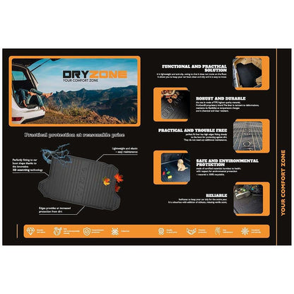 Covoraș portbagaj cauciuc pentru Ford S-Max 7 locuri 2006-2014, DRY ZONE