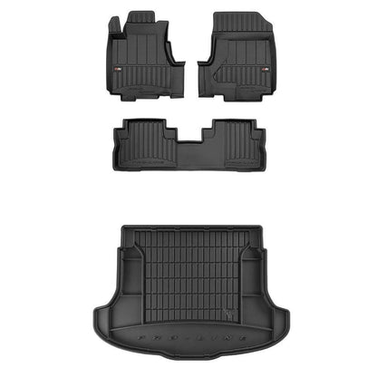 Covorașe de cauciuc set pentru Honda CRV 2006-2011, ProLine 3D