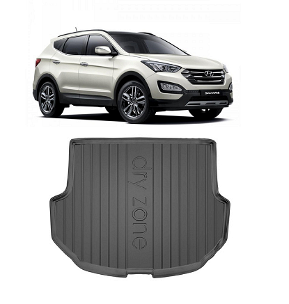 Гумена стелкa за багажник за Hyundai Santa Fe III 2012-2018г., DRY ZONE
