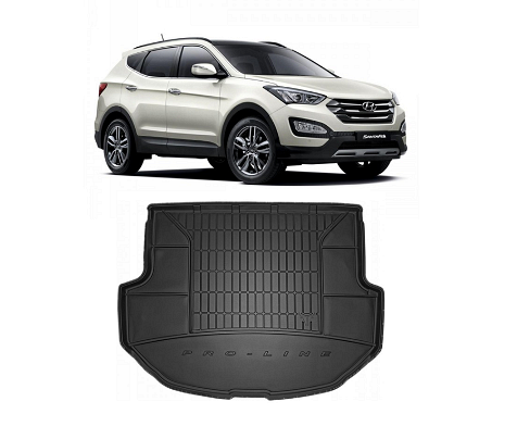 Covoraș portbagaj cauciuc Hyundai Santa Fe III 2012-2018, ProLine 3D
