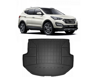 Covoraș portbagaj cauciuc Hyundai Santa Fe III 2012-2018, ProLine 3D