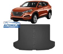 Гумена стелка за багажник за Hyundai Tucson от 2015-2020г, DRY ZONE за горно положение на багажника