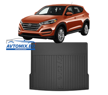 Tavă portbagaj cauciuc pentru Hyundai Tucson din 2015-2020, DRY ZONE pentru poziția inferioară a portbagajului