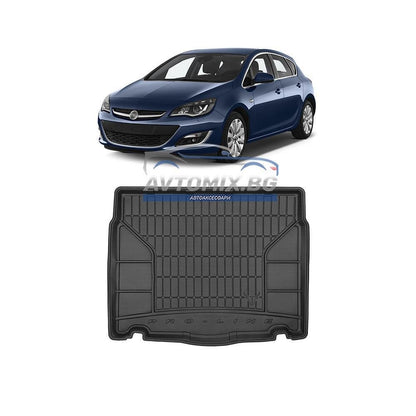 Гумена стелкa за багажник за Opel Astra J хечбек 2010-2015 г.,  ProLine 3D