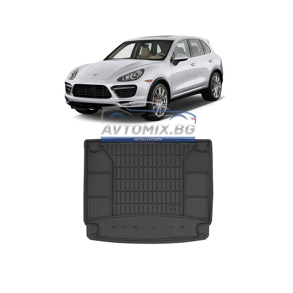 Rubber trunk mat for Porsche Cayenne 2010-2017, ProLine 3D