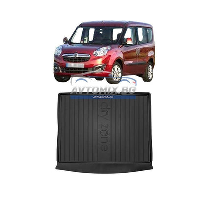 Rubber Trunk Liner for Opel Combo 2011-2018, DRY ZONE