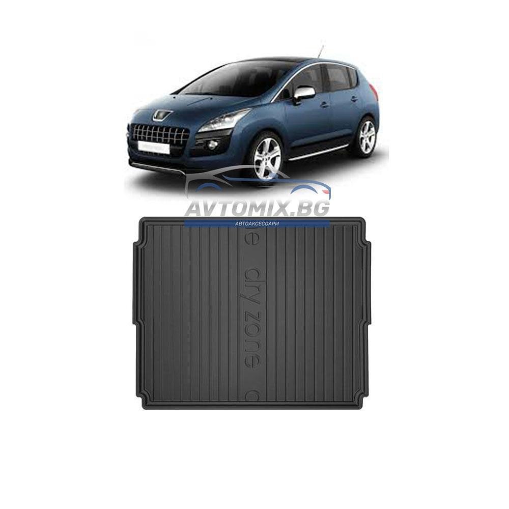 Гумена стелка за багажник за Peugeot 3008 2009-2016 г., средно ниво, DRY ZONE