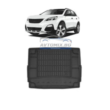 Гумена стелкa за багажник за Peugeot 3008 2016-2023 г., долно/второ ниво, ProLine 3D