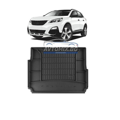 Covoraș portbagaj din cauciuc pentru Peugeot 3008 Hybrid 2016-2023, ProLine 3D