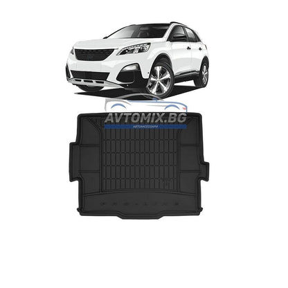 Covoraș portbagaj cauciuc pentru Peugeot 3008 2016-2023, nivel superior/primul, ProLine 3D