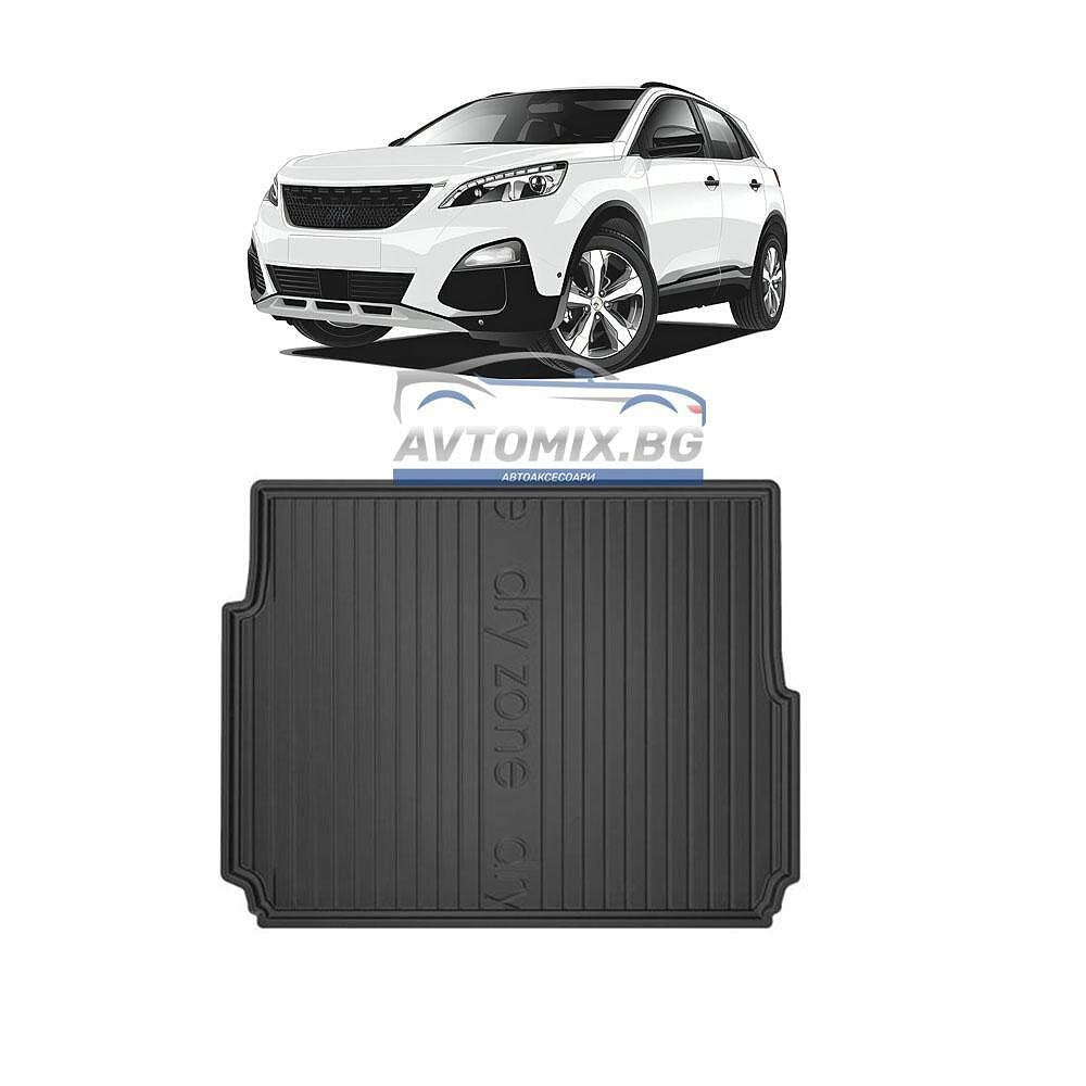 Covoraș portbagaj cauciuc pentru Peugeot 3008 Hybrid 2016-2023, DRY ZONE