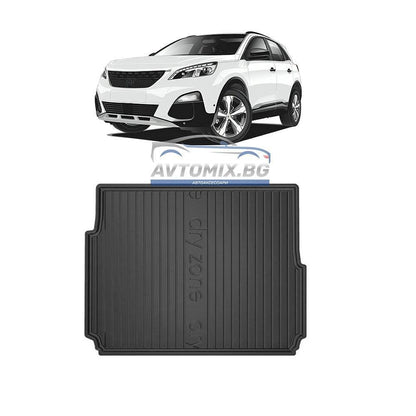 Covoraș portbagaj cauciuc pentru Peugeot 3008 Hybrid 2016-2023, DRY ZONE