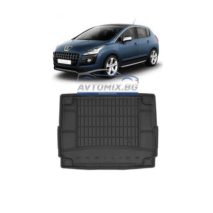 Tavă portbagaj cauciuc pentru Peugeot 3008 2009-2016, nivel inferior/al doilea, ProLine 3D