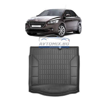 Covoraș portbagaj cauciucat pentru Peugeot 301 sedan după 2012, ProLine 3D