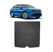 Covoraș de cauciuc portbagaj pentru Skoda Enyaq 2020-2023, DRY ZONE/ poziție superioară portbagaj