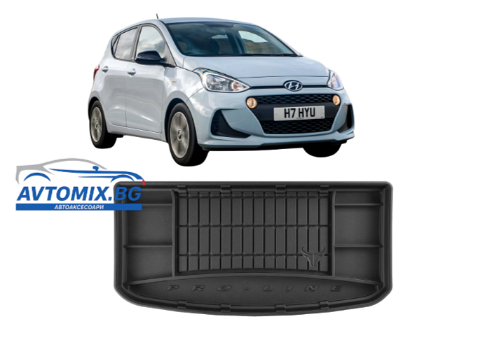 Гумена стелка за багажник Hyundai i10 след 2019г, ProLine 3D