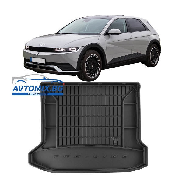 Гумена стелка за багажник за Hyundai Ioniq 5 SUV  след 2021г., ProLine 3D