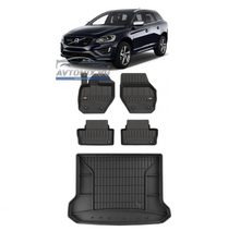 Covorașe de cauciuc set pentru Volvo XC60 din 2008-2017, ProLine 3D