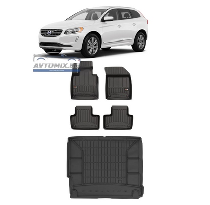 Covorașe de cauciuc set pentru Volvo XC60 după 2017, ProLine 3D