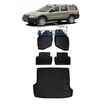Rubber floor mats set for Volvo XC70 from 2000-2007, ProLine 3D