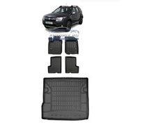 Rubber floor mat sets for Dacia Duster 2010-2018, ProLine 3D