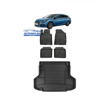 Гумени стелки комплекти за Hyundai i40 от 2011-2019г.., ProLine 3D