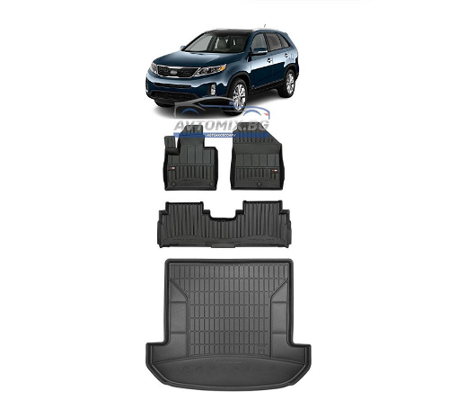 Covorașe de cauciuc seturi pentru KIA Sorento 2015-2020, ProLine 3D