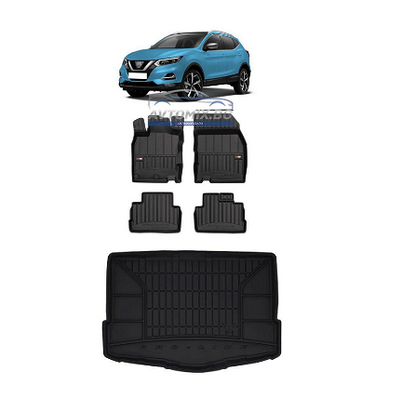 Covorașe de cauciuc set pentru Nissan Qashqai 2013-2021, ProLine 3D