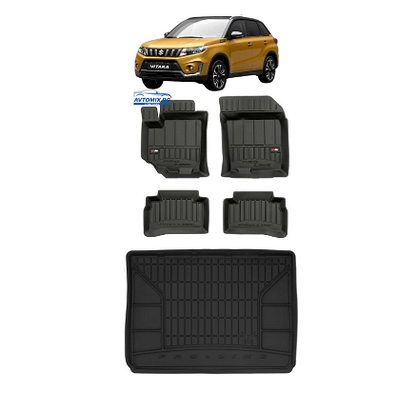 Гумени стелки комплекти за Suzuki Vitara от 2015-2018г. ProLine 3D