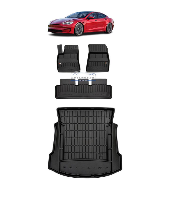 Гумени стелки комплекти за Tesla Model 3 след 2017 г., ProLine 3D
