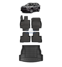 Гумени стелки комплекти за Toyota RAV 4 след 2019 г.., ProLine 3D