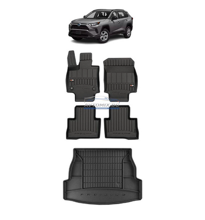 Гумени стелки комплекти за Toyota RAV 4 след 2019 г.., ProLine 3D