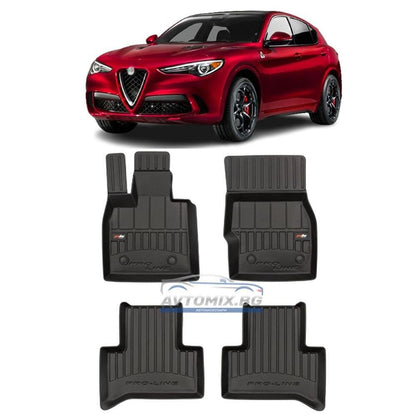 Гумени стелки за Alfa Romeo Stelvio след 2016 г, ProLine 3D