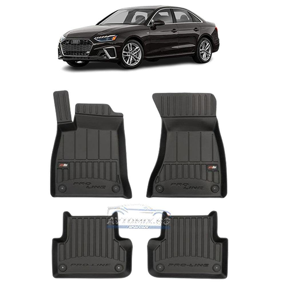 Гумени стелки за AUDI A4 B9 2015-2023 г., ProLine 3D