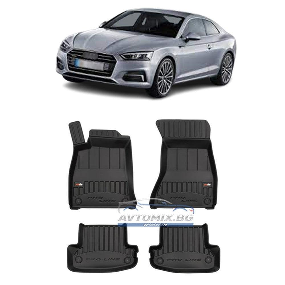 Rubber floor mats for AUDI A5 F5 3-door after 2016, ProLine 3D