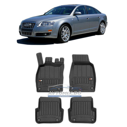 Гумени стелки за Audi A6 C6 2005-2011 г., ProLine 3D